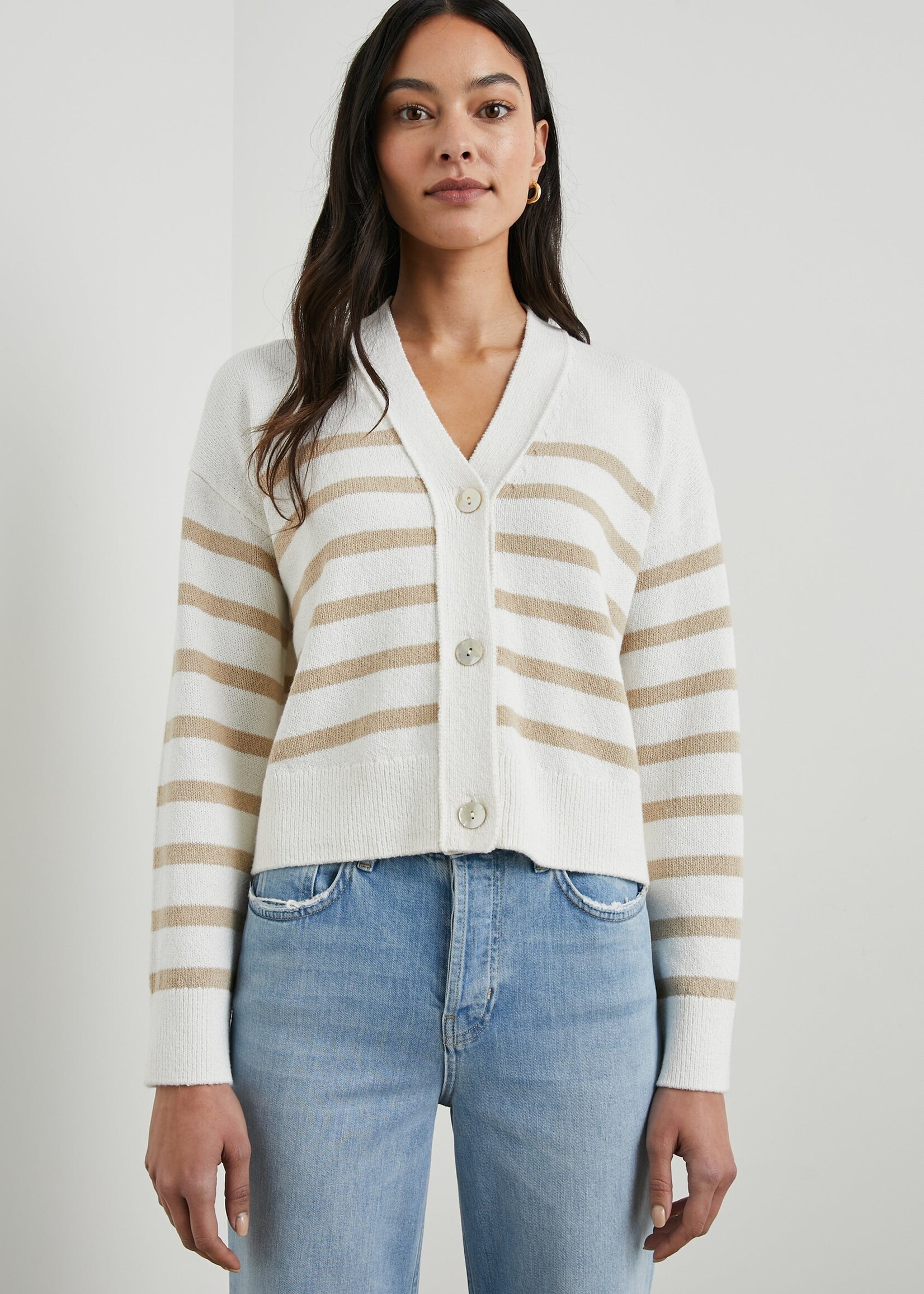Rails Rails Gilet Genèva - Sand Stripe