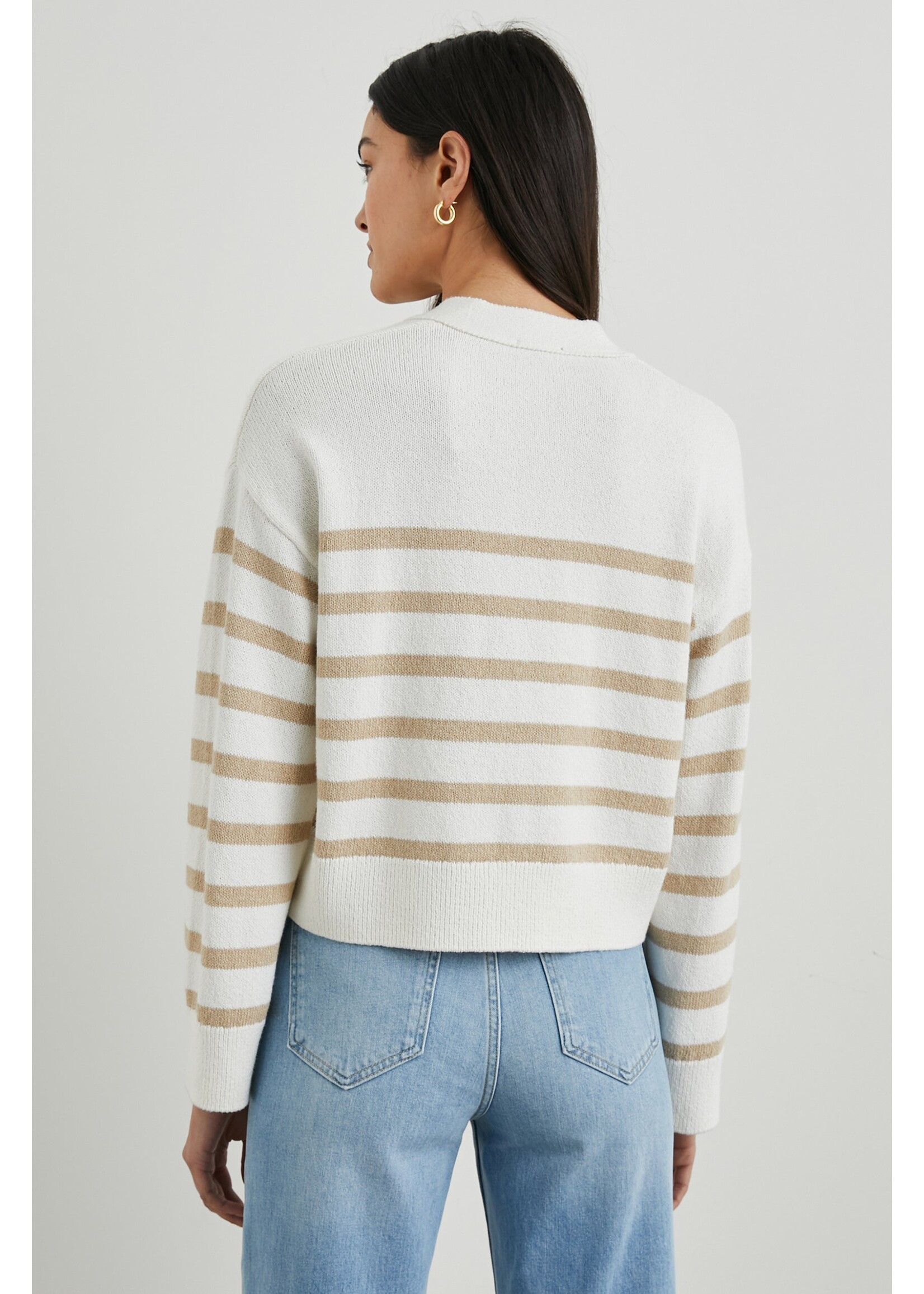 Rails Rails Geneva Cardigan - Sand Stripe