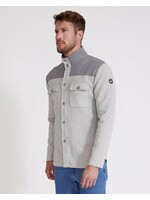 Holebrook Holebrook Edwin Shirt Jacket WindProof - Grey Melange