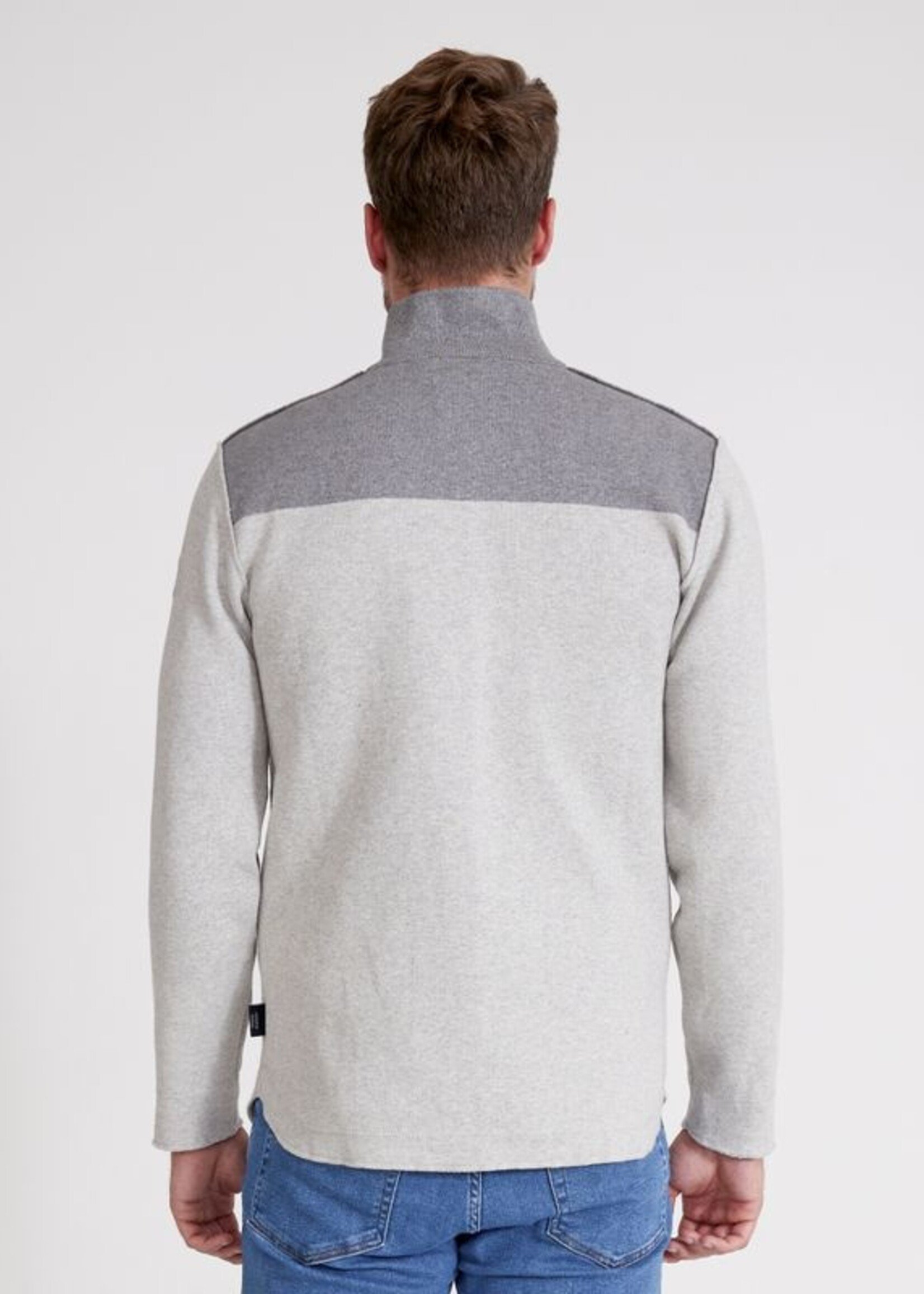 Holebrook Holebrook Edwin Shirt Jacket WindProof - Grey Melange