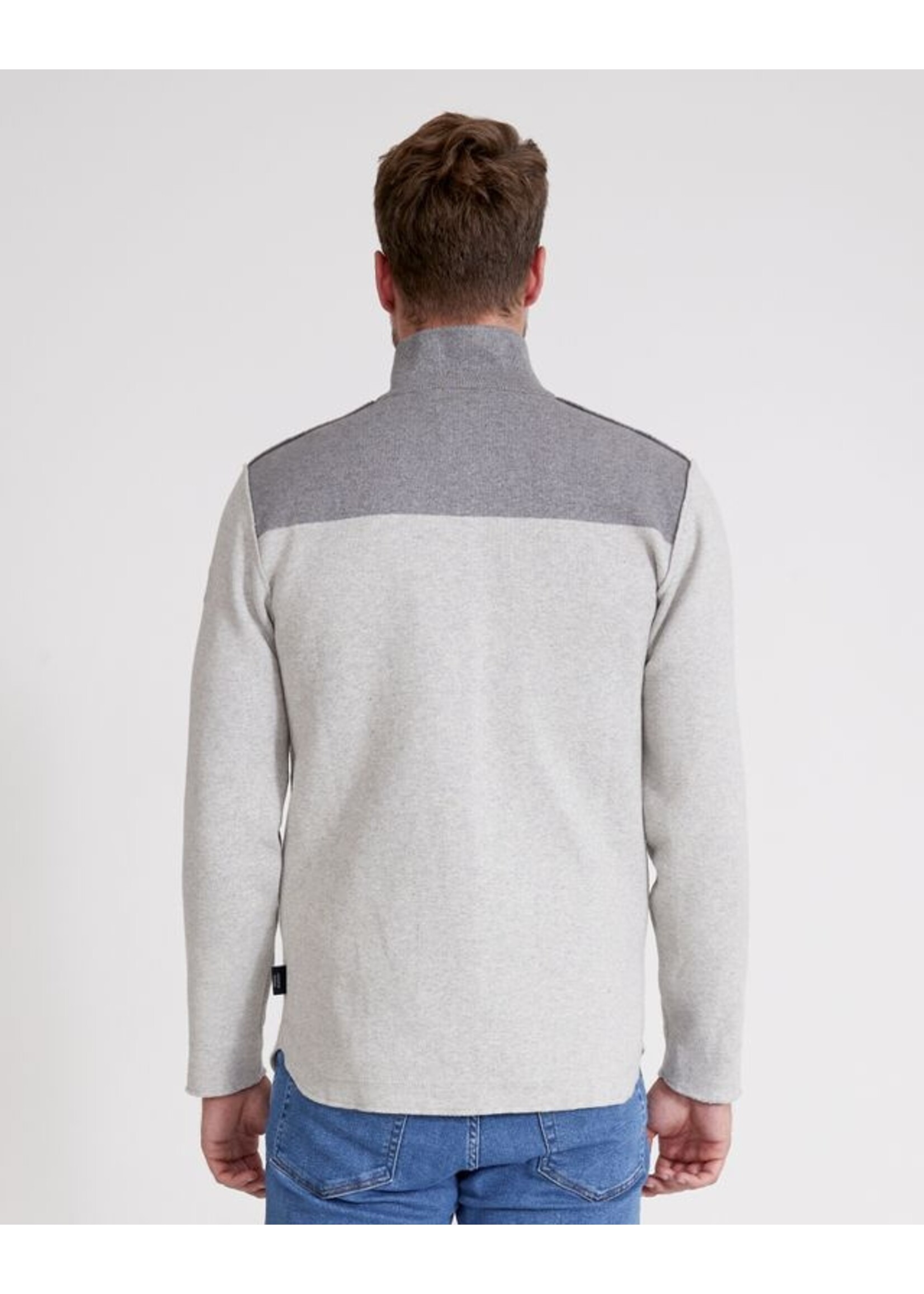 Holebrook Holebrook Edwin Shirt Jacket WindProof - Grey Melange