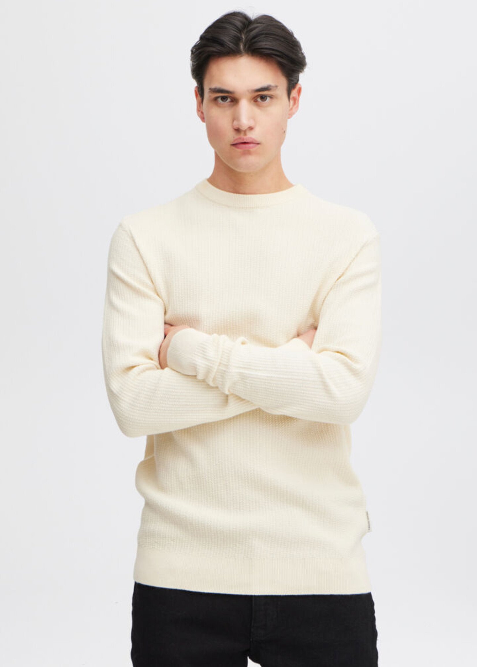 Casual Friday Casual Friday Karl Crewneck Knit - White Asparagus