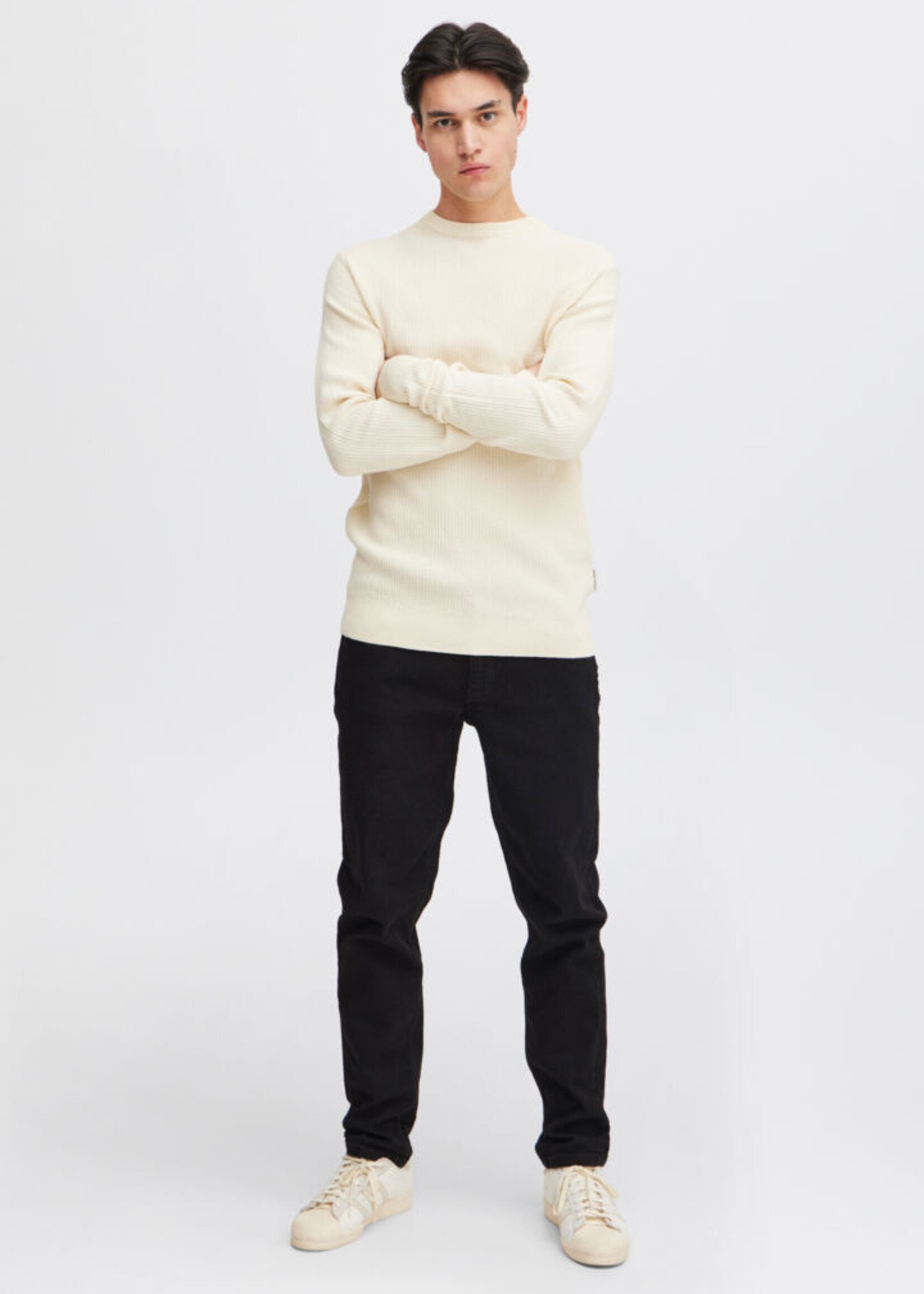 Casual Friday Casual Friday Karl Crewneck Knit - White Asparagus