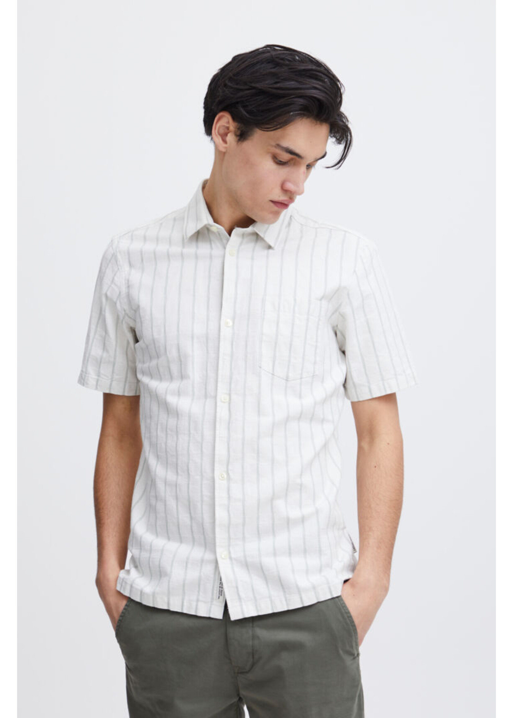 Casual Friday Casual Friday Chemise À Manches Courtes Anton  - Écrue
