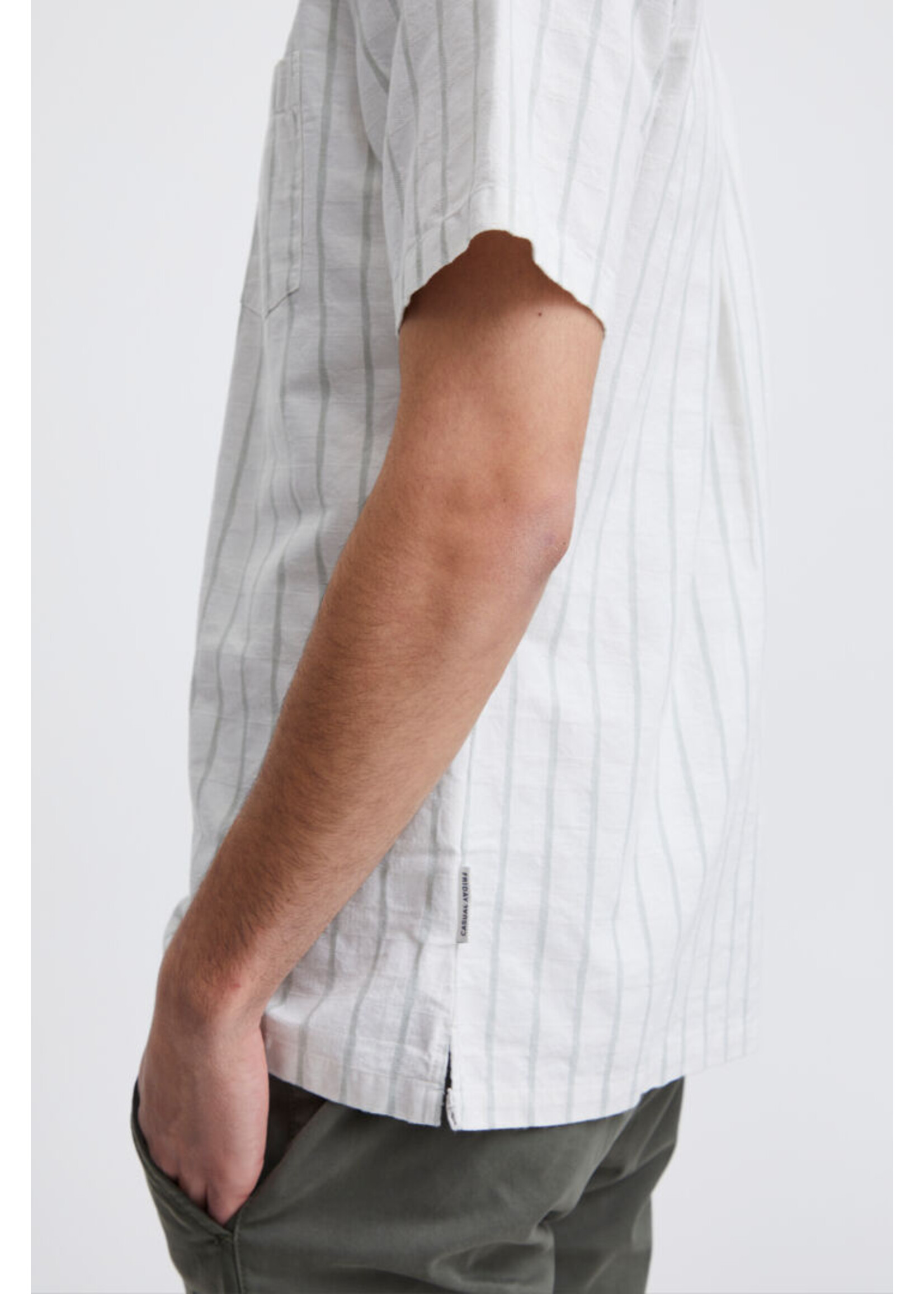 Casual Friday Casual Friday Chemise À Manches Courtes Anton  - Écrue