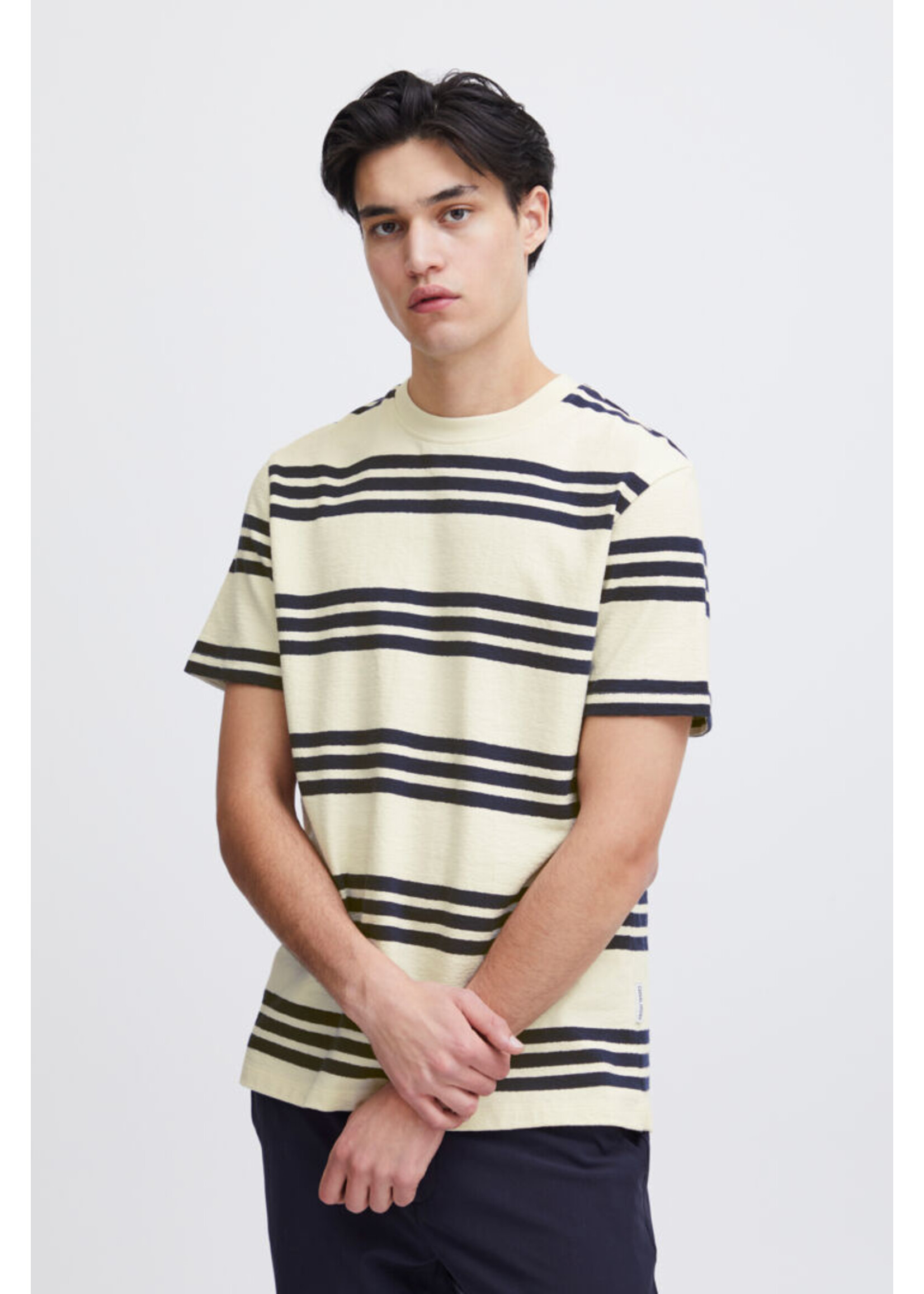 Casual Friday Casual Friday Thor 0145 Structured Striped - White Asparagus