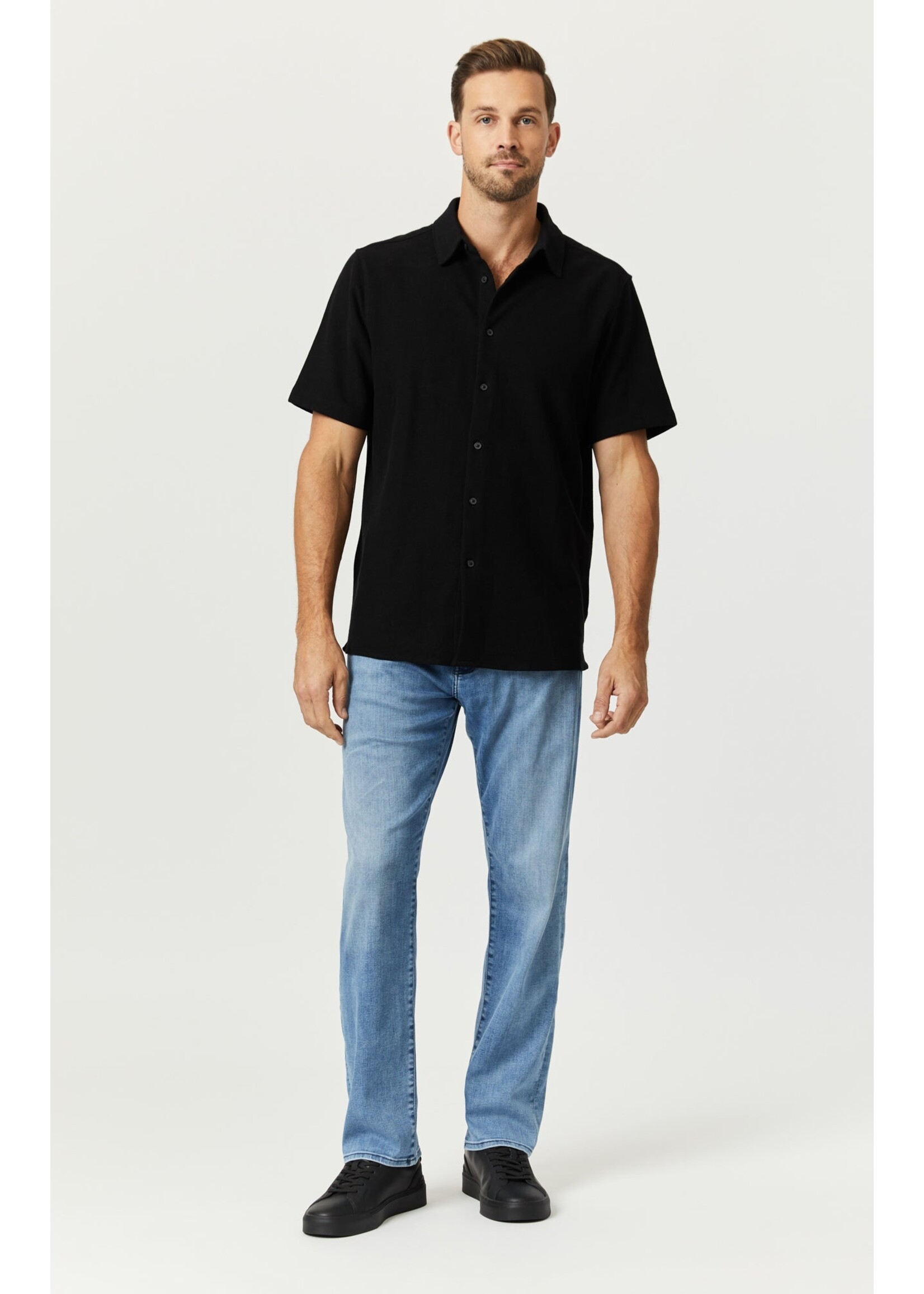 Mavi Mavi Zach Jambe Droite - Light Tonal  Brushed Supermove