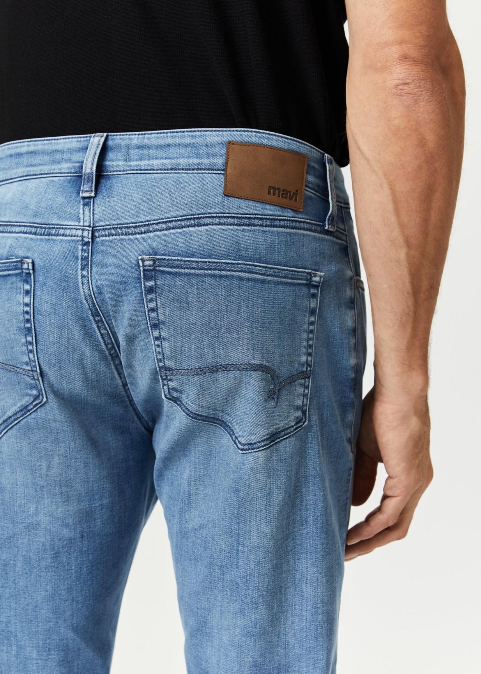 Mavi Mavi Zach Straight Leg - Light Tonal  Brushed Supermove