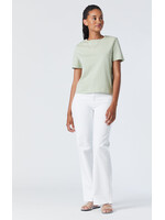 Mavi Mavi Victoria High Rise Wide Leg - White STR