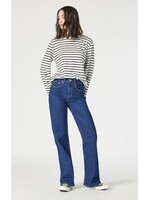 Mavi Mavi Victoria High Rise Wide Leg - Solid Deep Recycled Blue