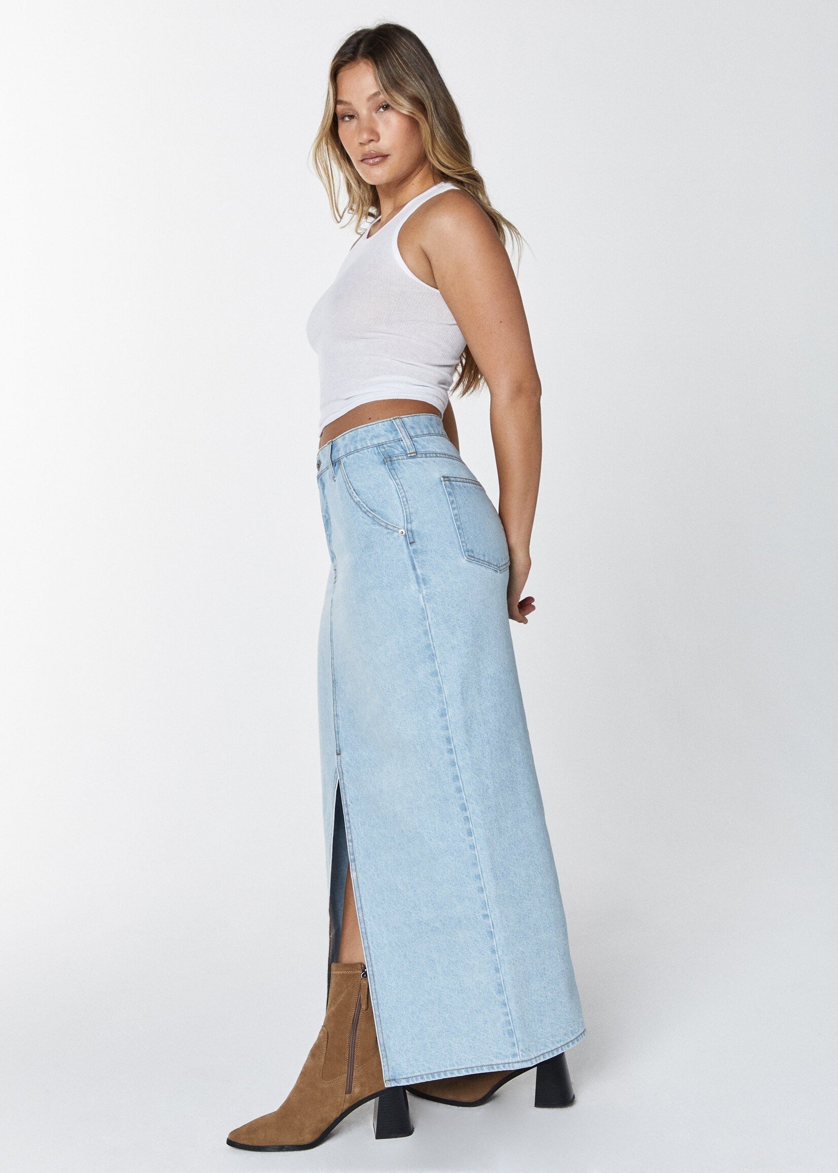 Unpublished Unpublished Mateo Mid Rise Maxi Skirt - SantaFe