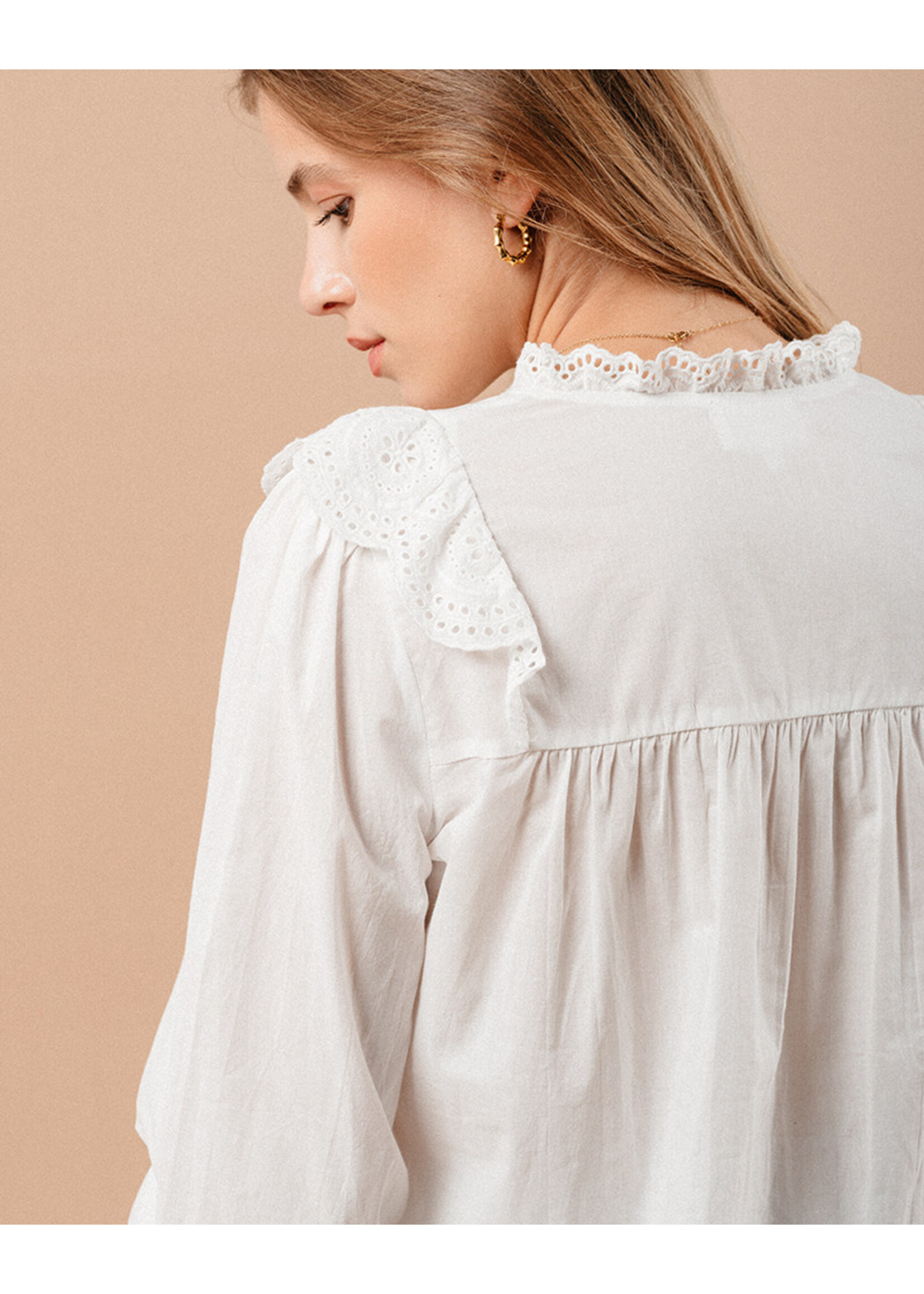Grace and Mila Grace & Mila Maxime Blouse - Ecru