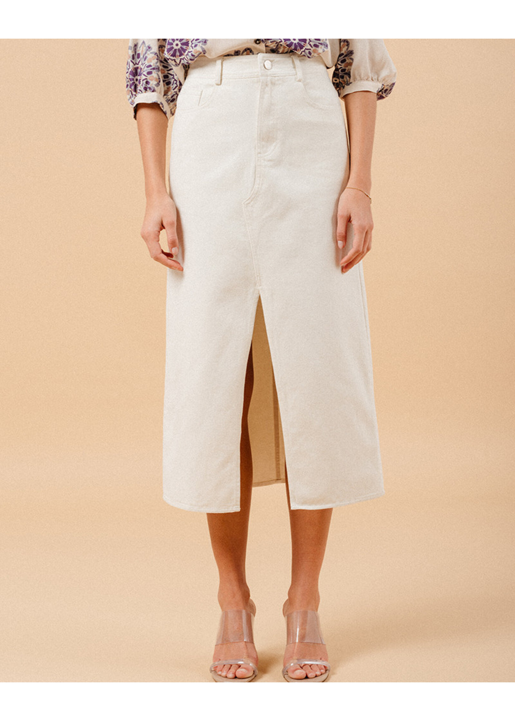 Grace and Mila Grace & Mila Maureen Skirt - Ecru
