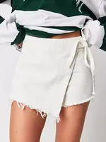 Free People Free People Emmy Denim Skort - White