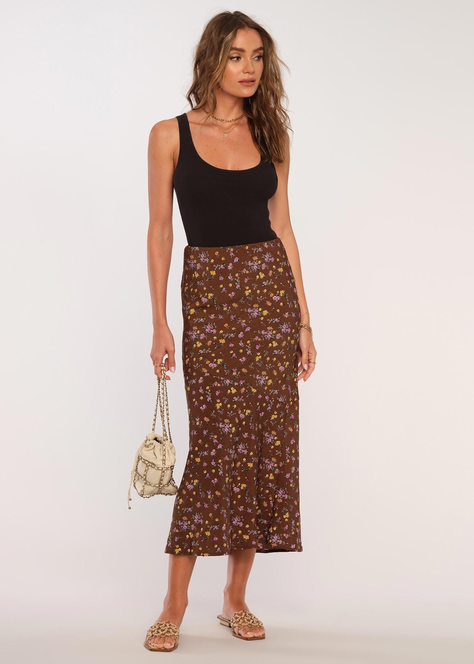 Heartloom Heartloom Fiona Skirt - Espresso