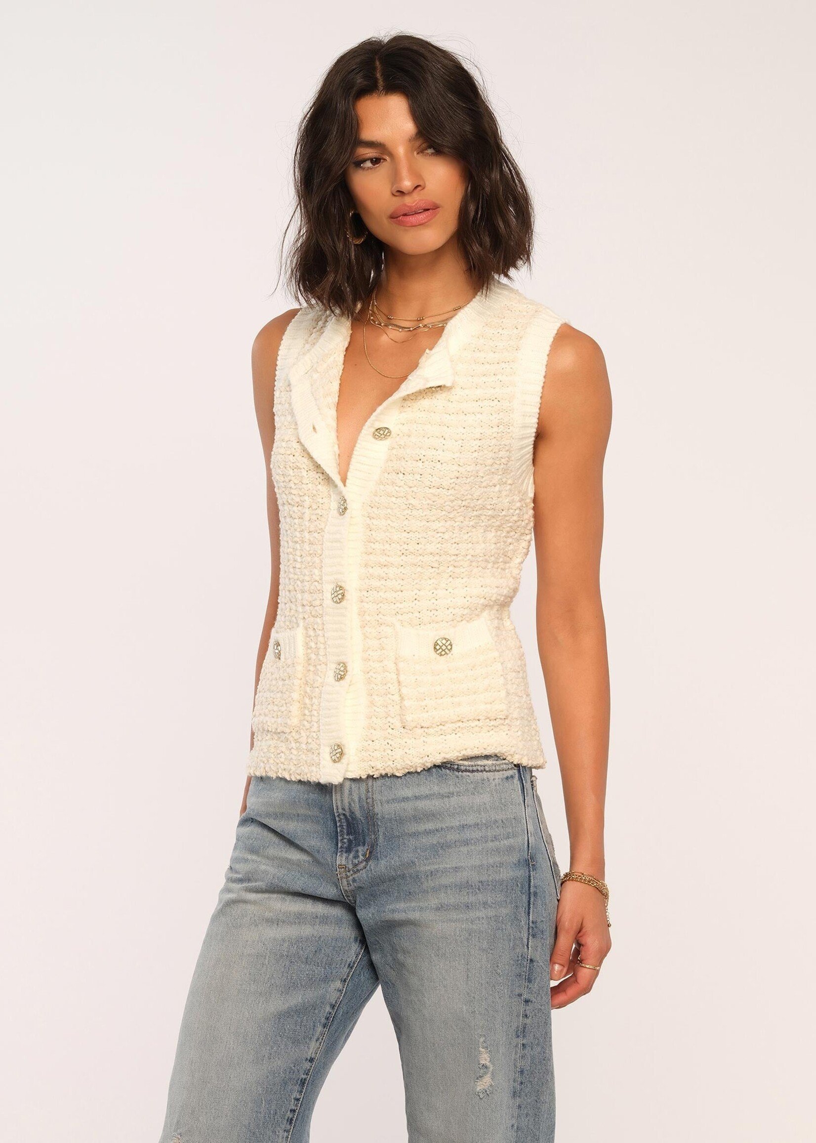 Heartloom Heartloom Lisse Vest - Ivory