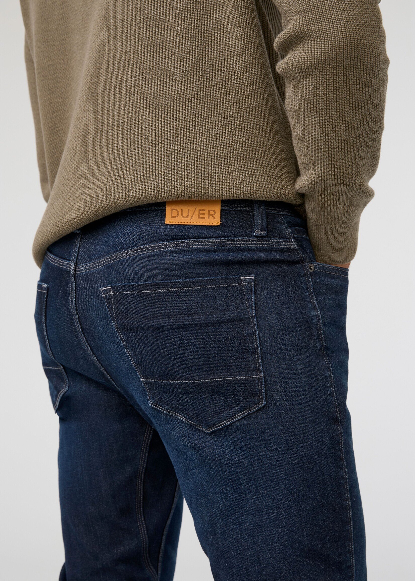 DU/ER DuEr Performance Denim Plus Straight - Inkstone