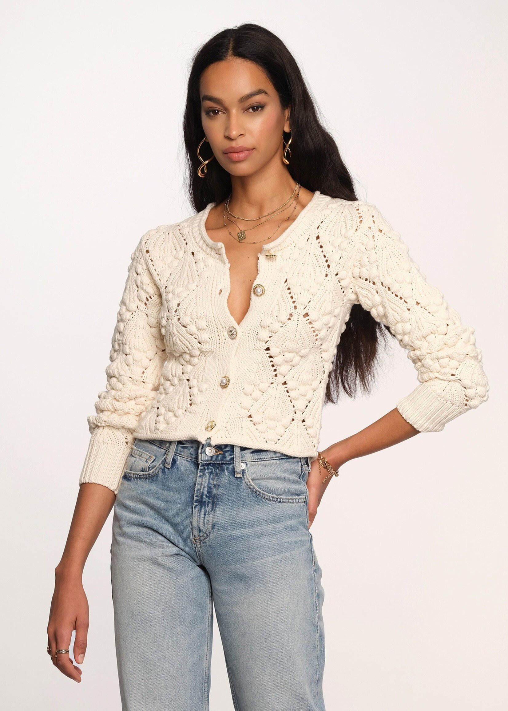 Heartloom Heartloom Caspian Cardi - Ivory