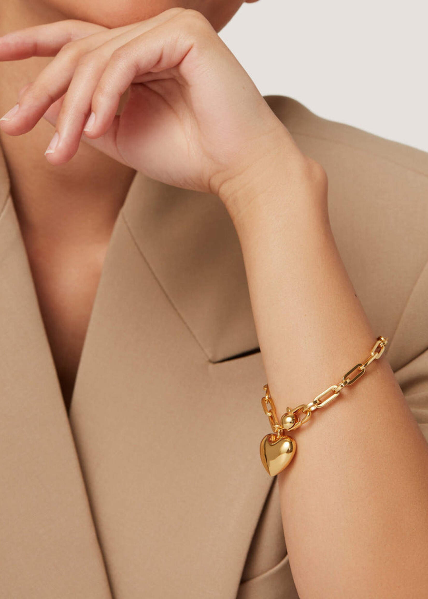 JennyBird Bracelet Puffy Heart (Deux Couleurs)