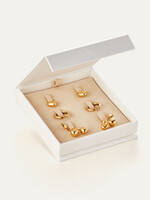 Jenny Bird Puffy Heart and Cherry Huggie Play Kit - Gold