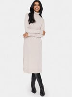 Saint Tropez Saint Tropez MilaSZ Roll Neck Dress - Grey Melange