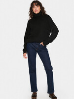 Saint Tropez Saint Tropez Garbie Rollneck Pullover - Black