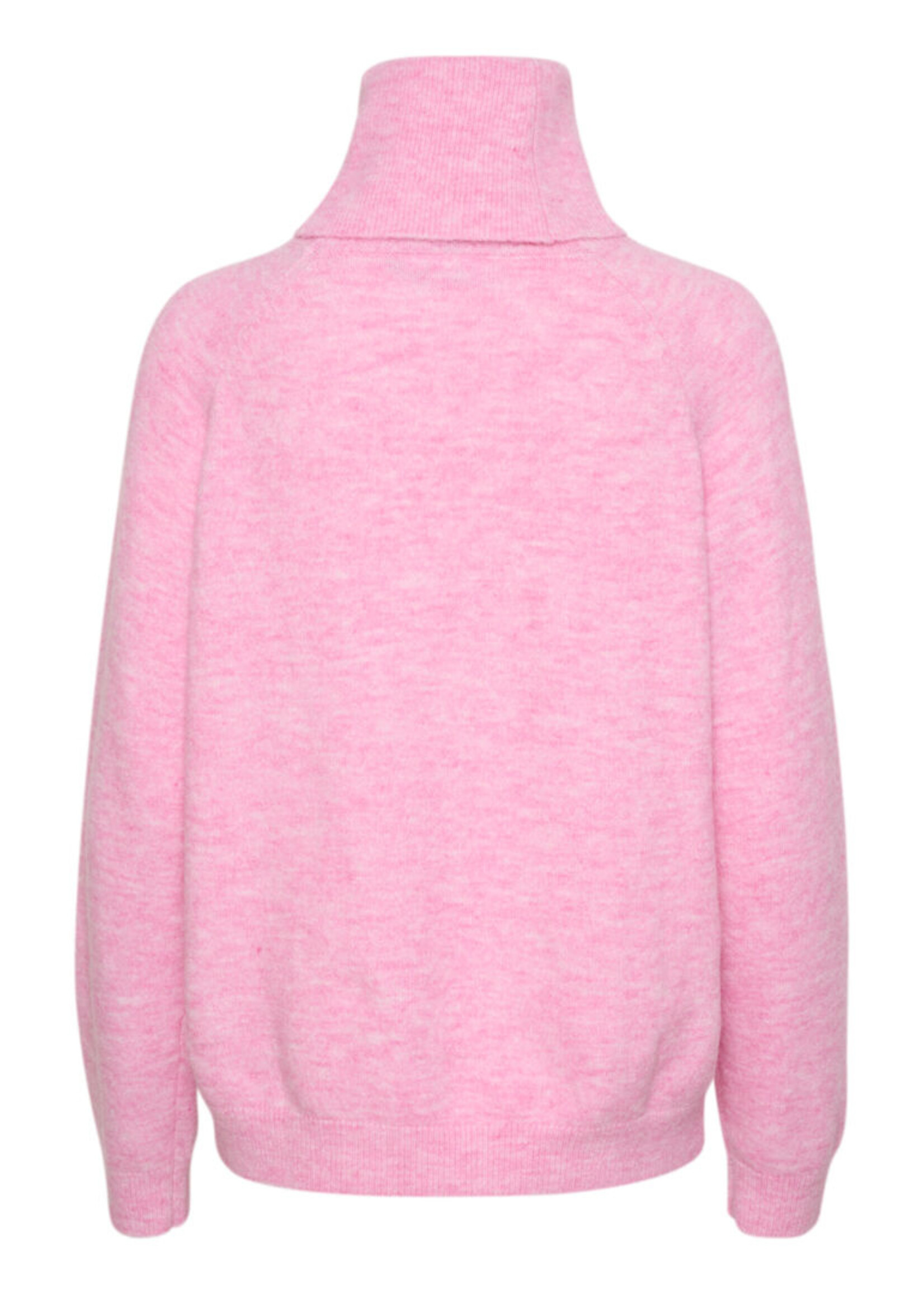 Saint Tropez Saint Tropez Garbie Rollneck Pullover - Chateau Rose