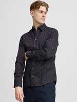 Casual Friday Casual Friday Anton LS Floral Shirt - Dark Navy