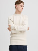 Casual Friday Casual Friday Kristian Raglan Rib Crewneck Knit - Pumice Stone