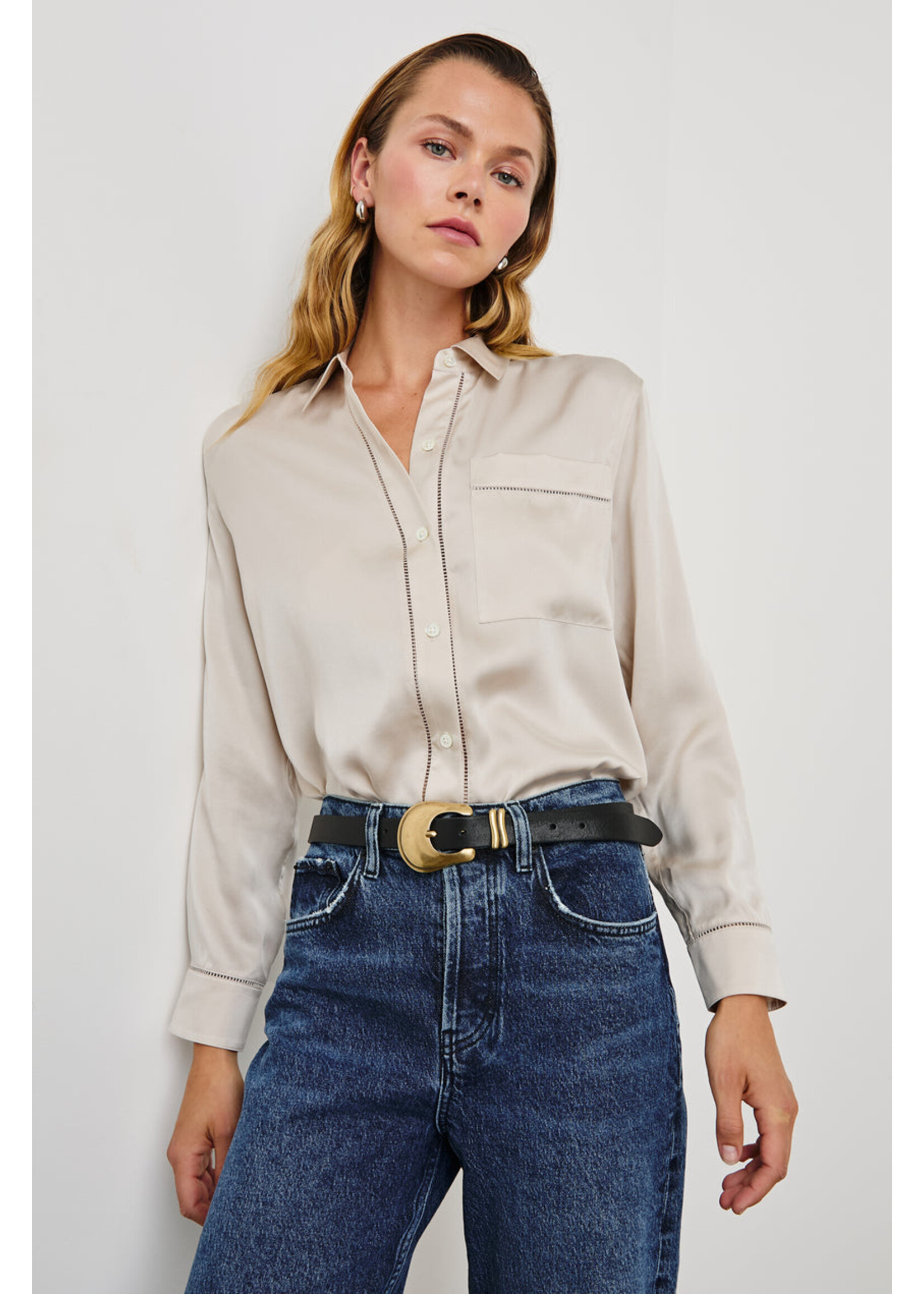 Rails Rails Oak Shirt - Moonbeam