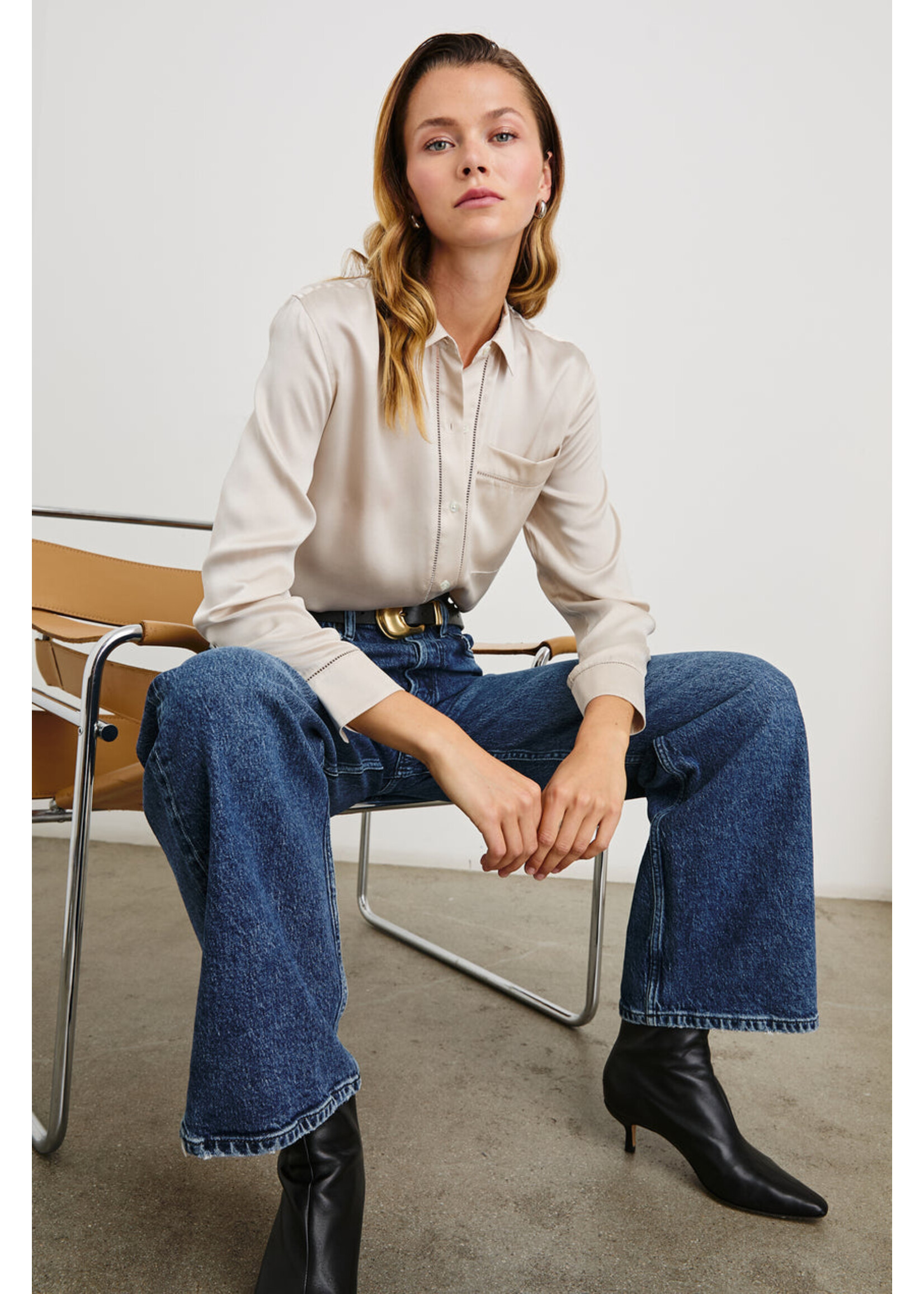 Rails Rails Oak Shirt - Moonbeam