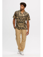 Kuwalla Kuwalla Linen Printed Yatch Shirt - BLK