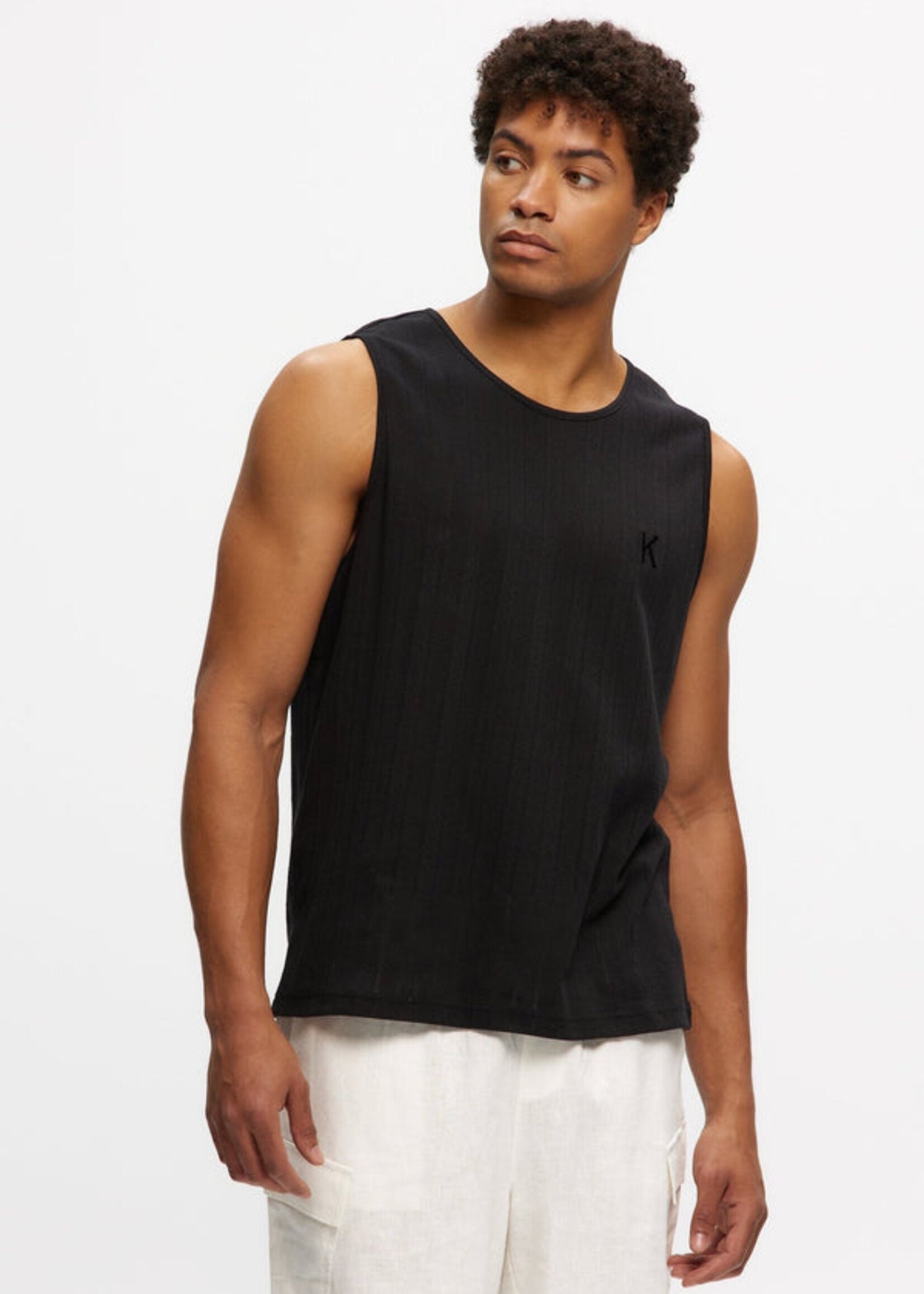 Kuwalla Kuwalla Perforated Rib Tank - Black