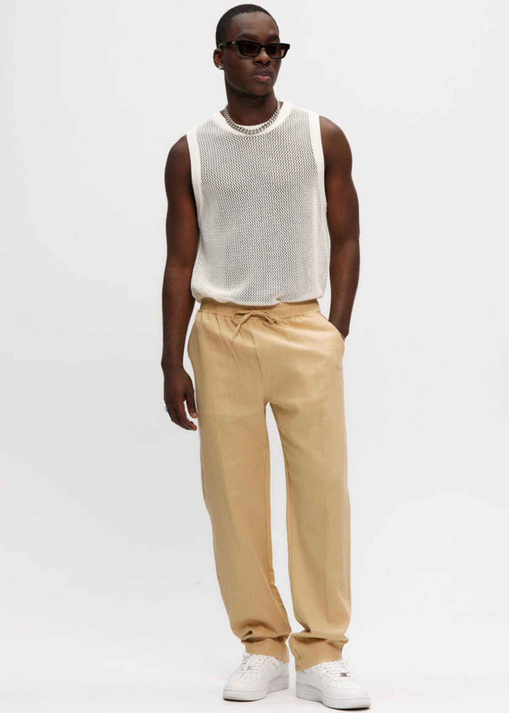 Kuwalla Kuwalla Pantalon de Lin - Beige