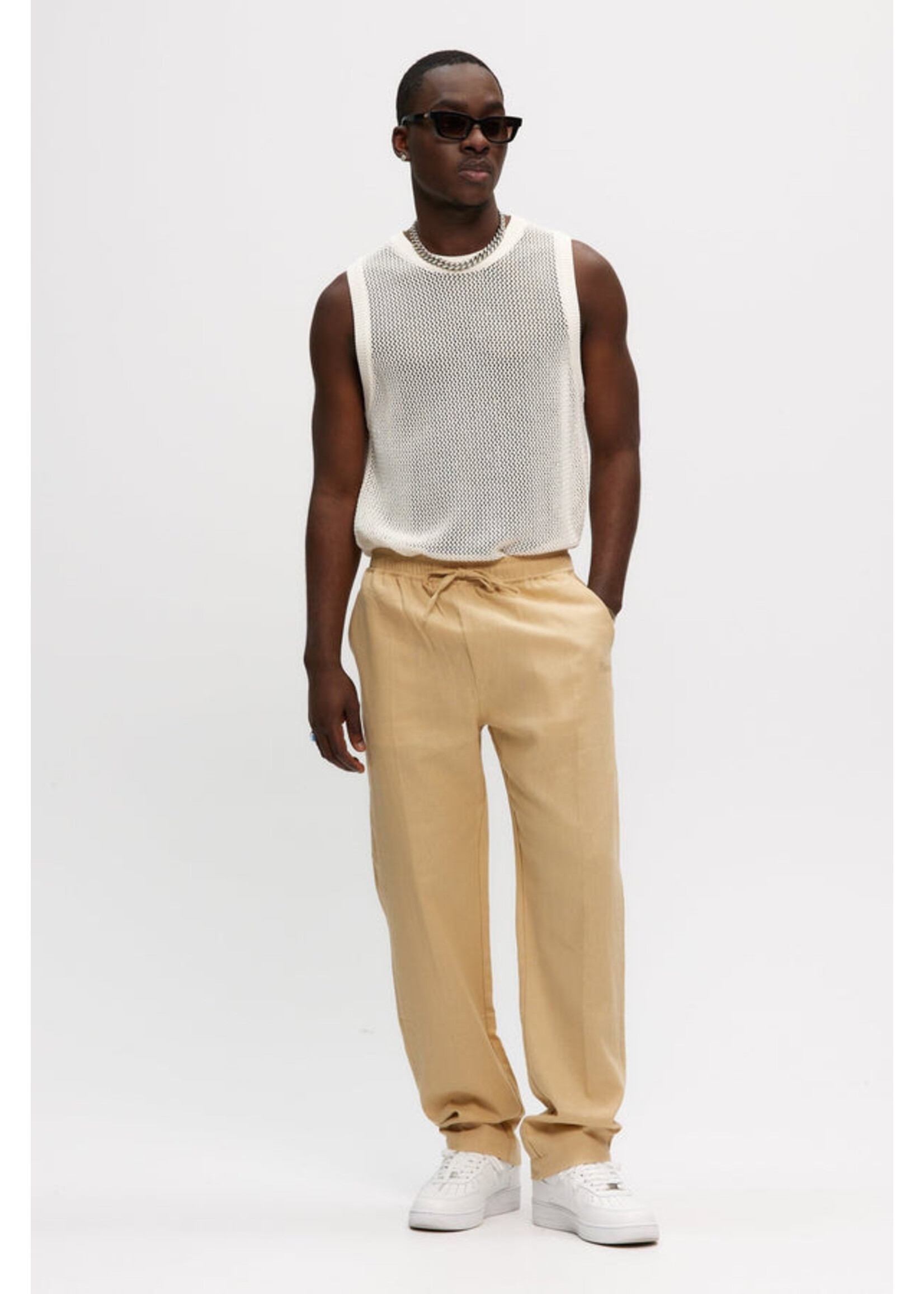 Kuwalla Kuwalla Pantalon de Lin - Beige