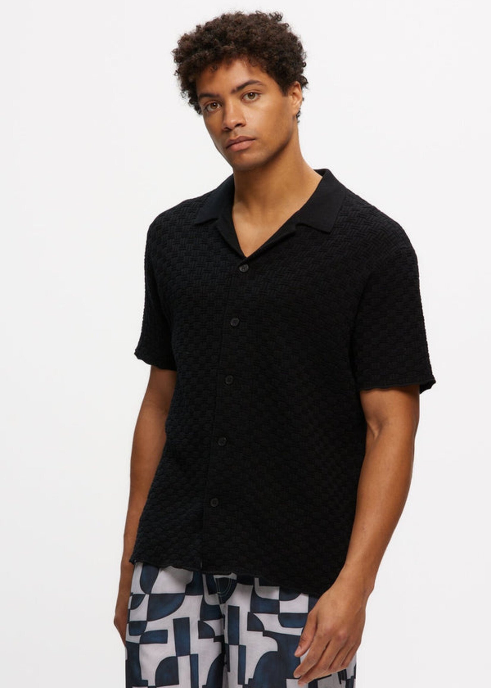 Kuwalla Kuwalla Chemise Yatch en Tricot - Noir