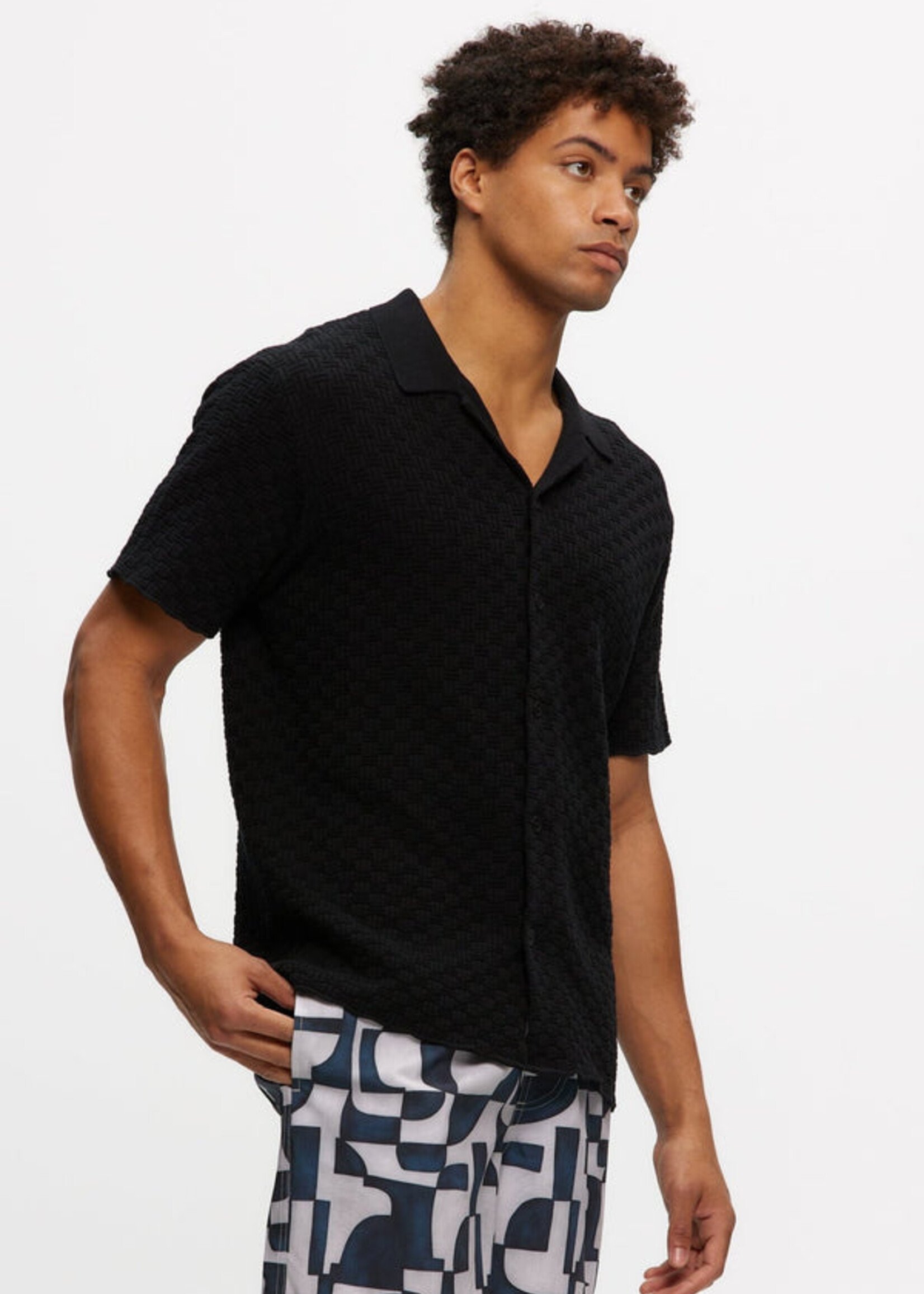 Kuwalla Kuwalla Chemise Yatch en Tricot - Noir