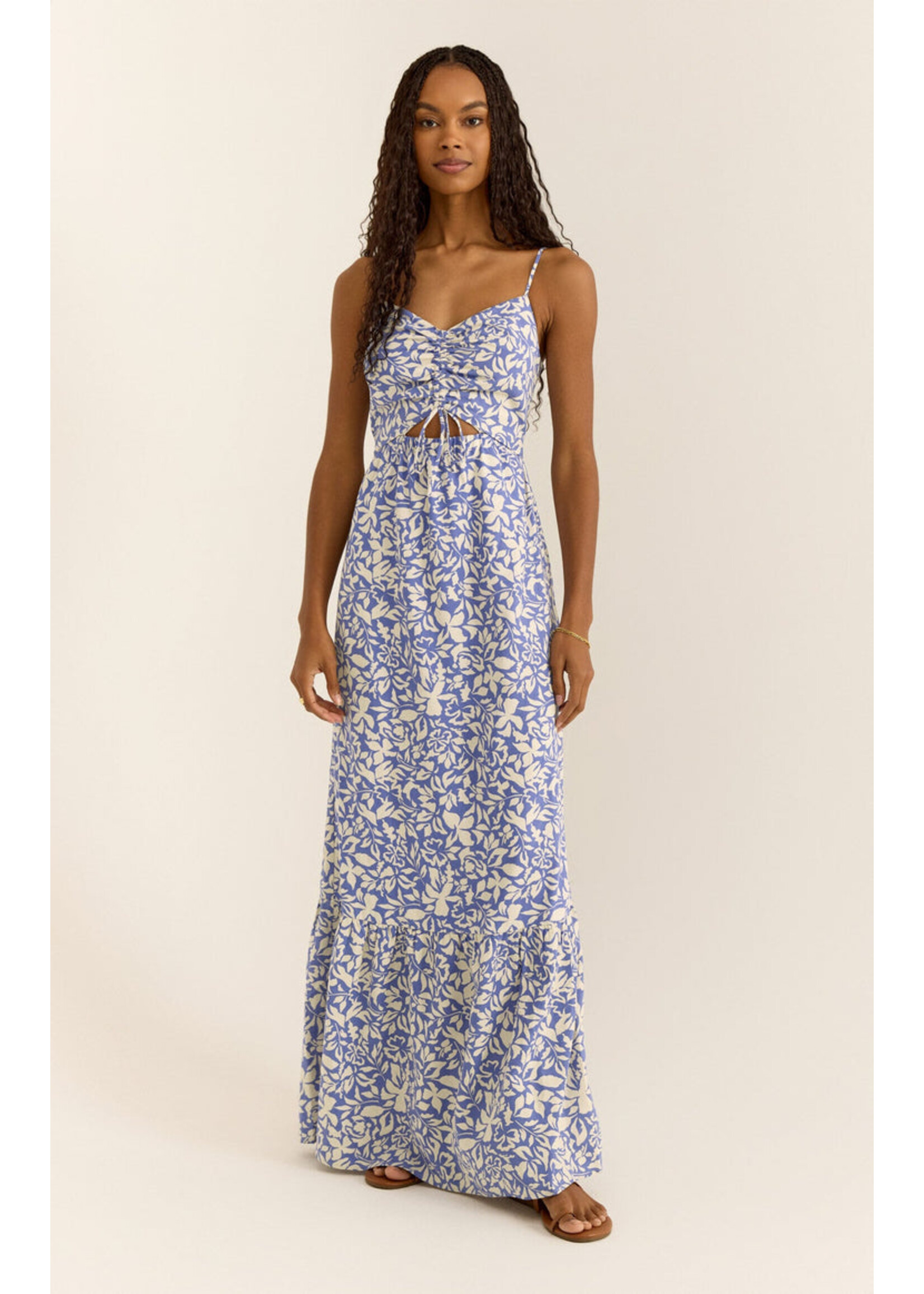 Z-Supply Z-Supply Winslet Shadow Reef Maxi Dress - Blue Waves
