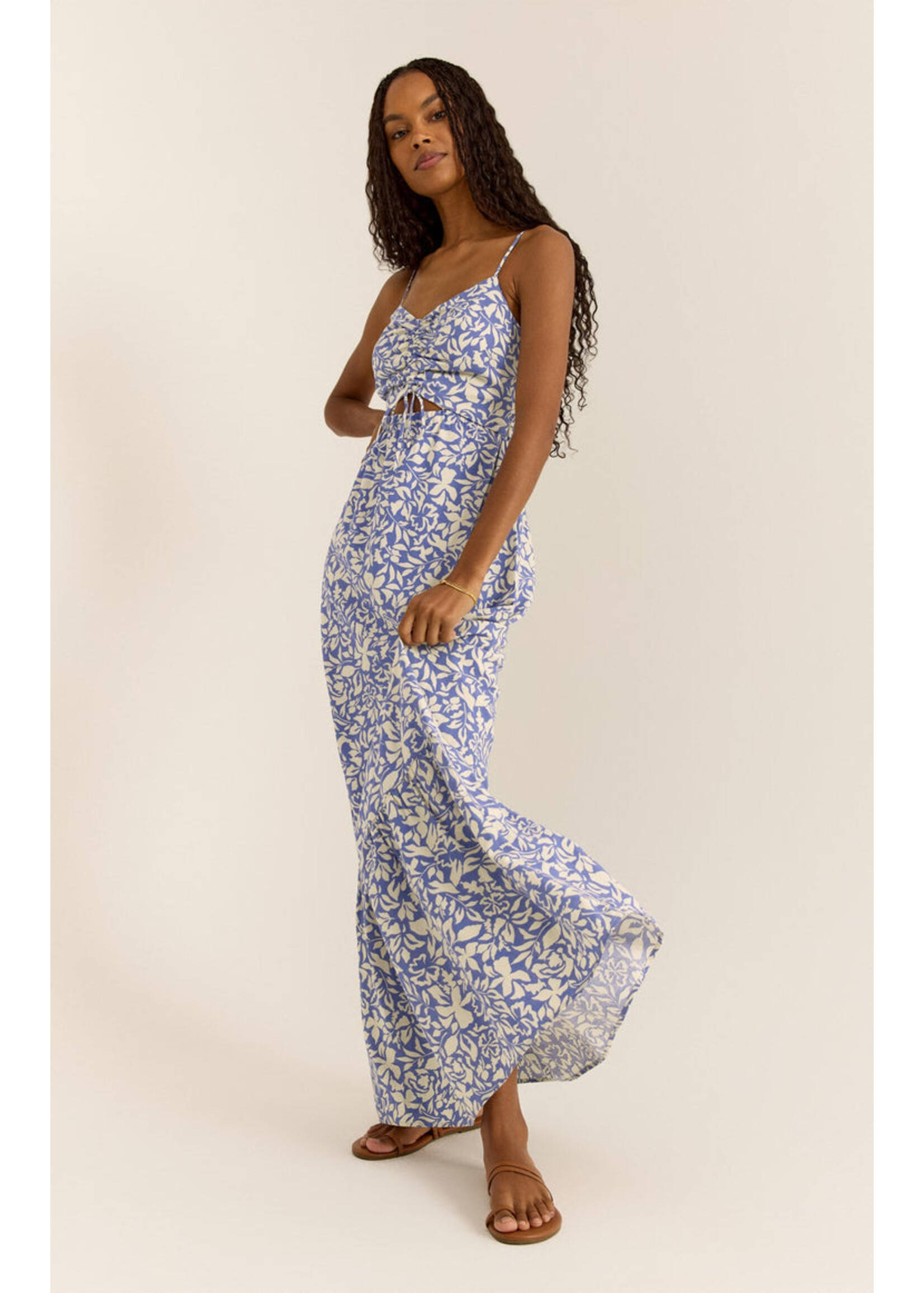 Z-Supply Z-Supply Winslet Shadow Reef Maxi Dress - Blue Waves