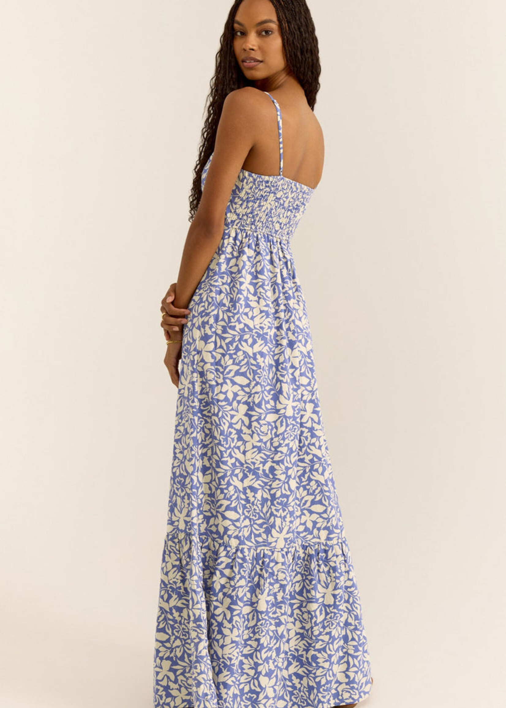 Z-Supply Z Supply Winslet Shadow Reef Maxi Dress - Blue Waves