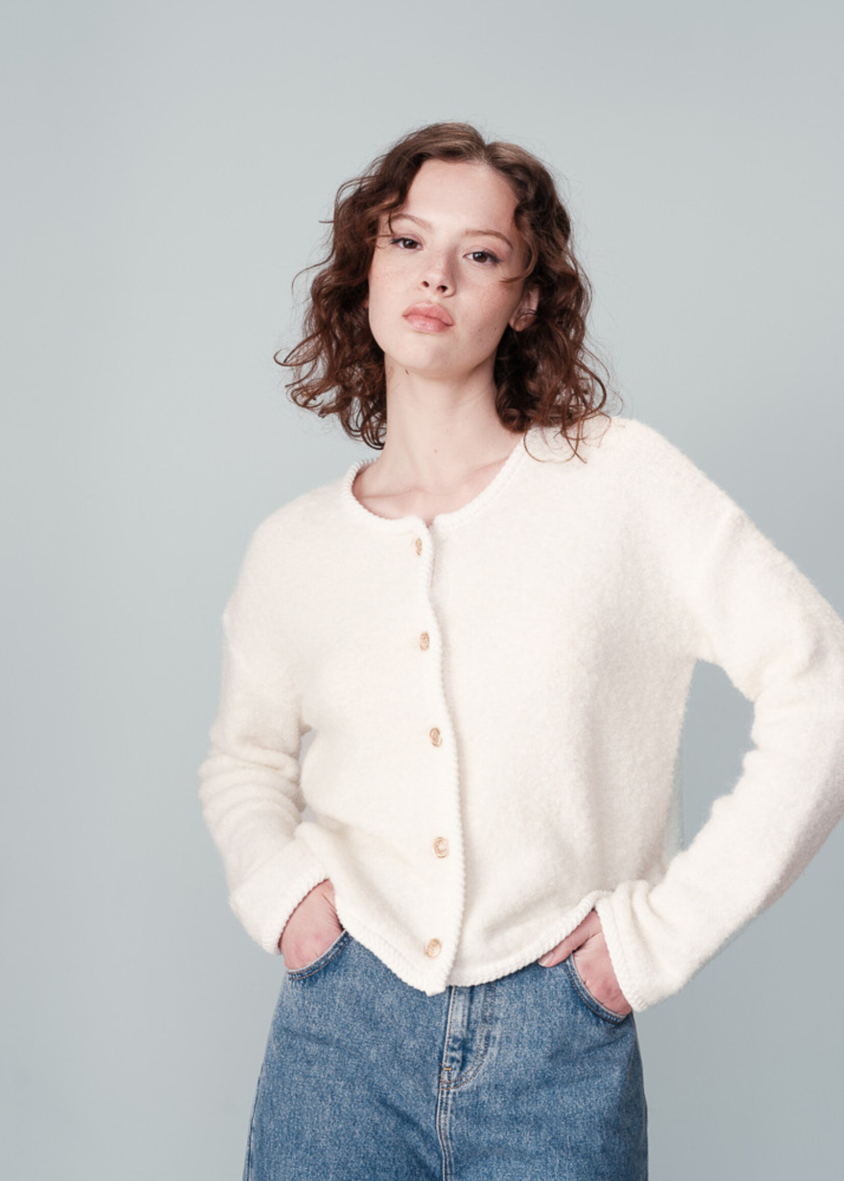 Grace and Mila Grace & Mila Cardigan Narnia - Écru