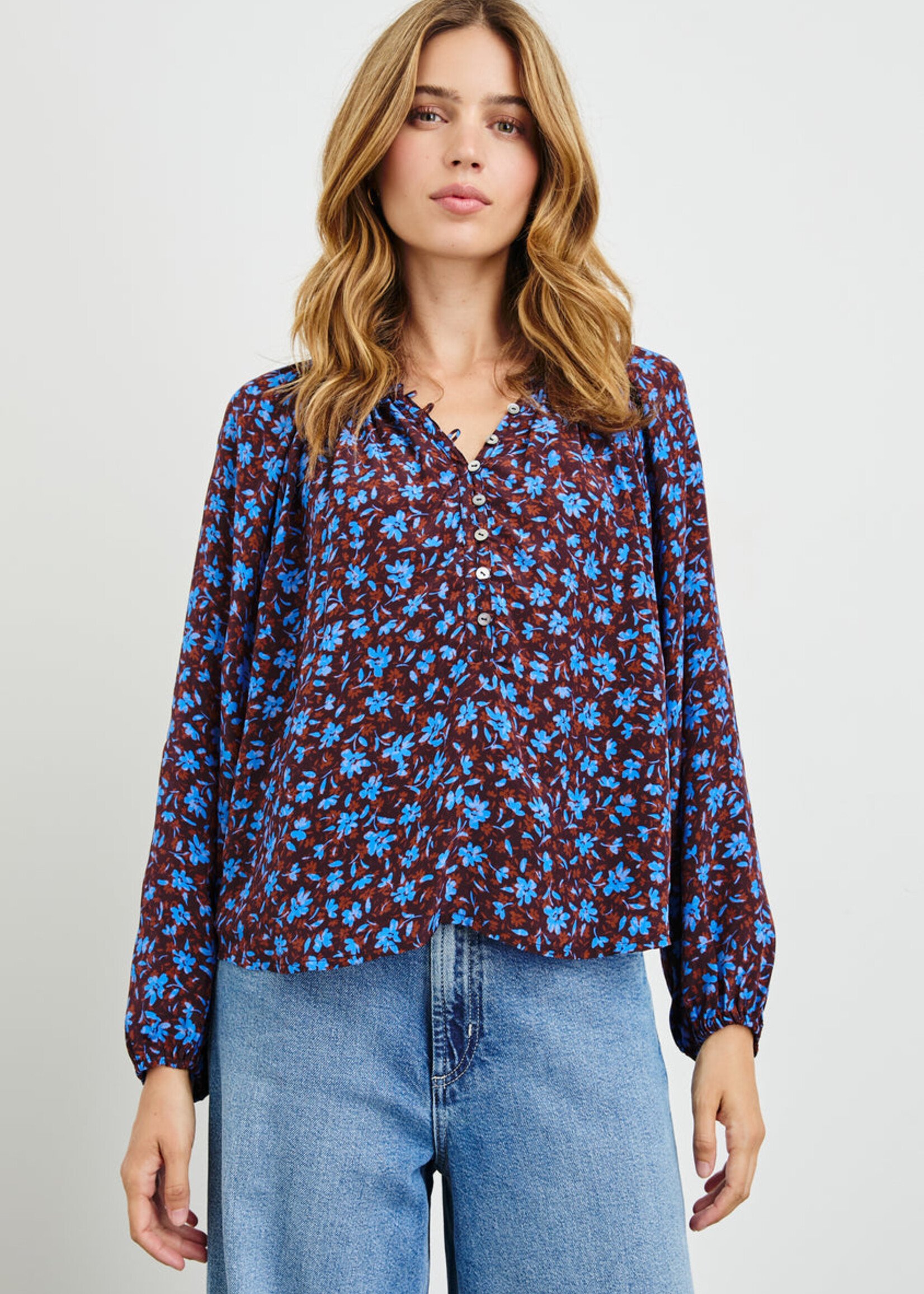 Rails Rails Indi Blouse - Russet Camellia