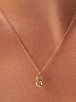 Jenny Bird Monogram Necklace S - Gold