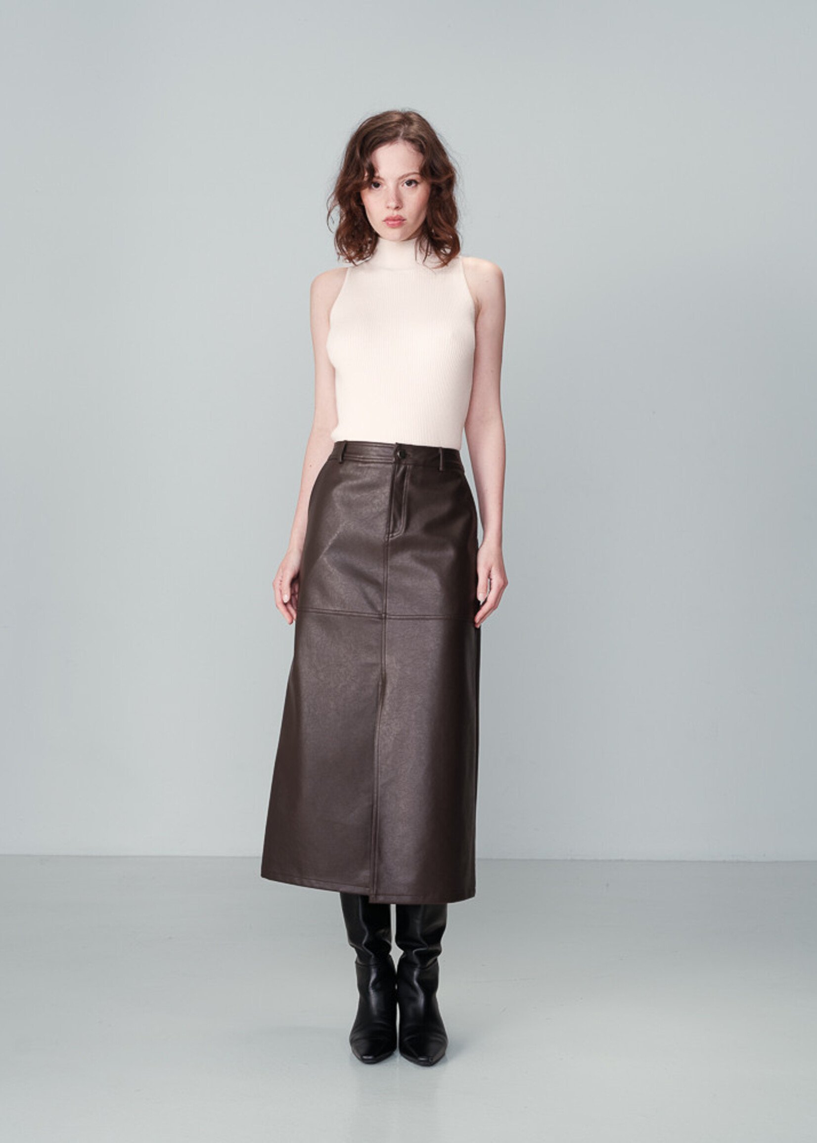 Grace and Mila Grace&Mila Nory Skirt - Chocolat