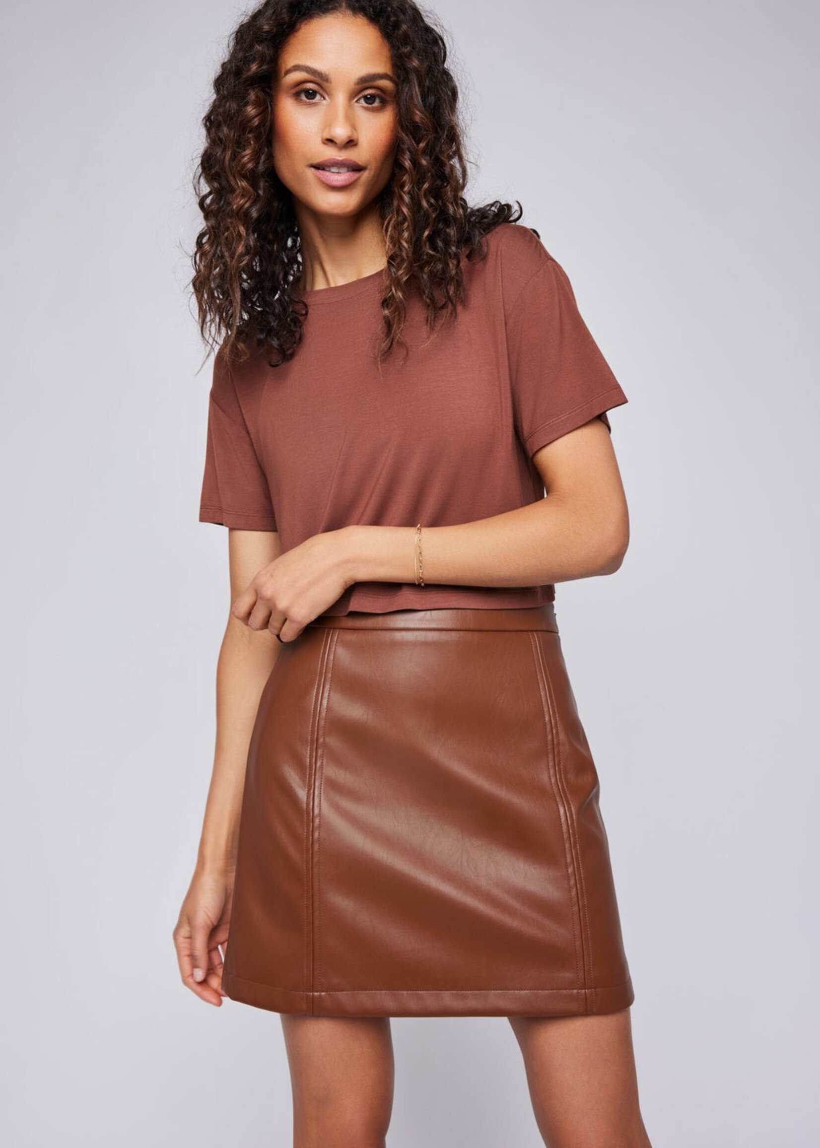 Gentle Fawn Chrissy Skirt - Cognac