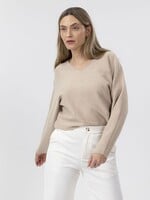 Holebrook HoleBrook Barbro V-Neck - Khaki