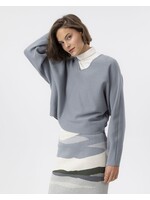 Holebrook HoleBrook Barbro V-Neck - Blue Ash