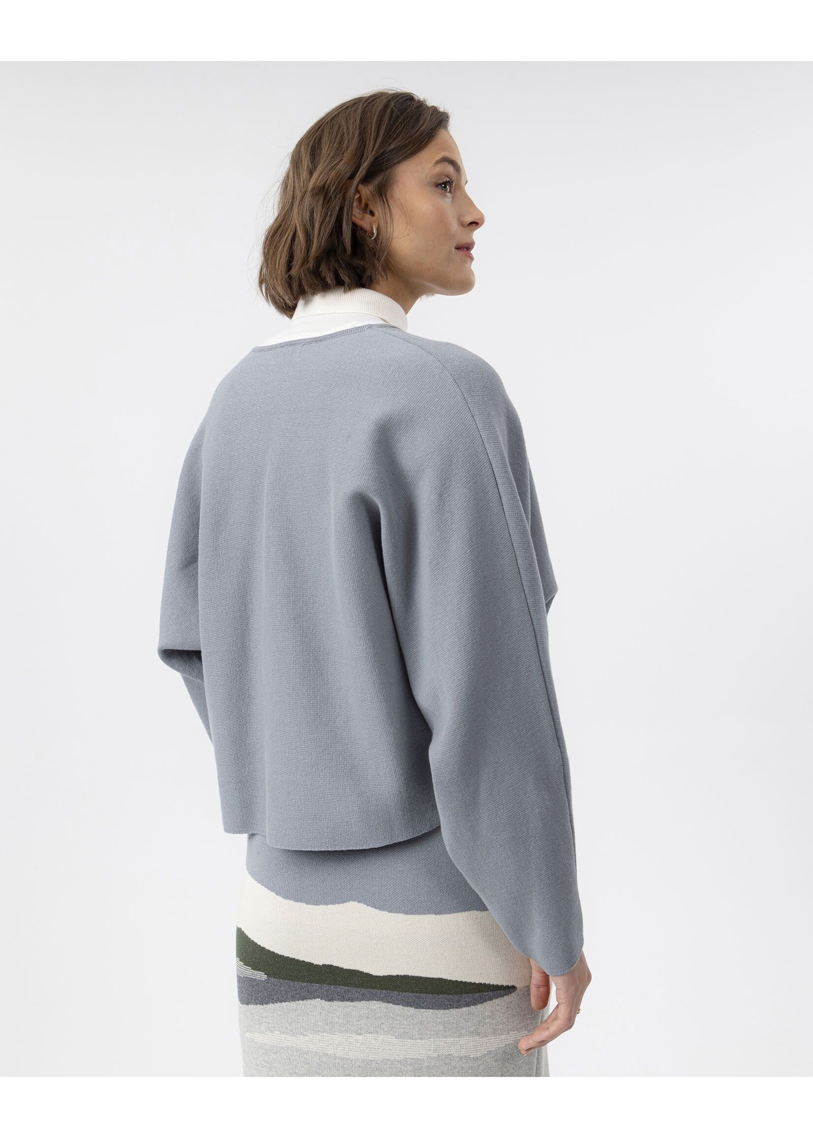 Holebrook HoleBrook Barbro V-Neck - Blue Ash