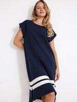 Holebrook HoleBrook Nadja Dress - Navy/Off White