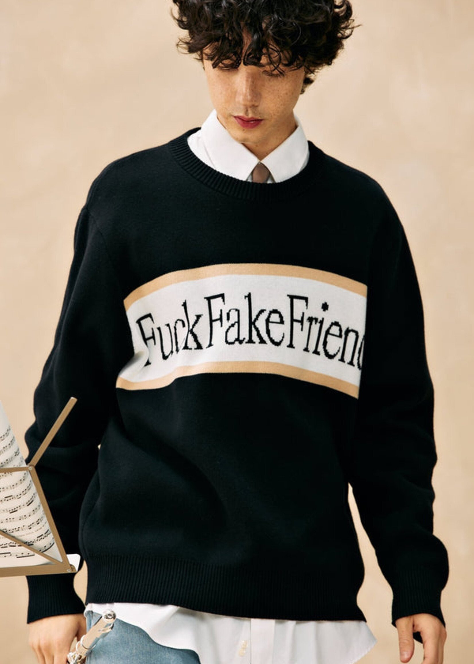 Kuwalla Kuwalla FFF Crewneck Sweater - Black